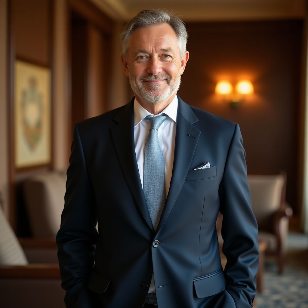 Retrato de Javier Moreno, Director General de Cadena Hotelera