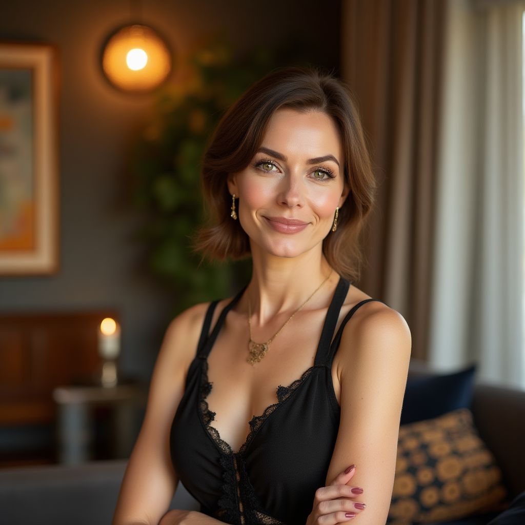 Retrato de Lucía Domínguez, Propietaria de Hotel Boutique