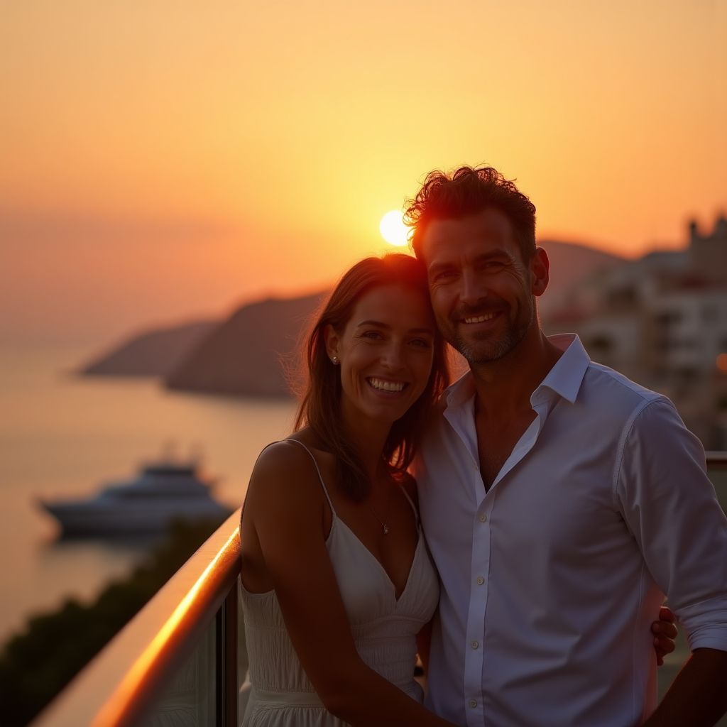 Fotografía de Ana y Miguel en su aniversario